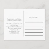 Primitieve Zoutbox Home Housewarming Party | Uitnodiging Briefkaart (Achterkant)