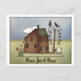 Primitieve Zoutbox Home Housewarming Party | Uitnodiging Briefkaart