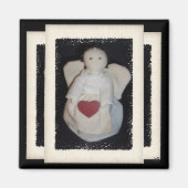 Primitive Angel Fabric Doll Magneet (Voorkant)