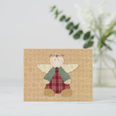 Primitive Angel Recipe Card Briefkaart (Staand voorkant)
