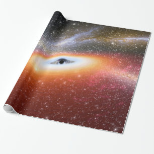 Primitive Black Hole Space Illustration NASA Cadeaupapier