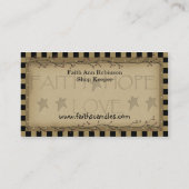 Primitive Candles & Fixins Primitive Visitekaartje (Achterkant)