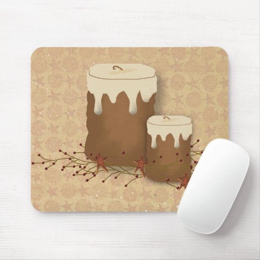 Primitive Candles Mousepad Muismat (Met muis)