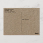 Primitive Country Open House Holiday Briefkaart (Achterkant)