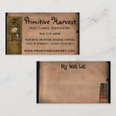Primitive Harvest Custom Visitekaartje (Voorkant / Achterkant)