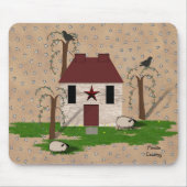 Primitive House Mousepad Muismat (Voorkant)