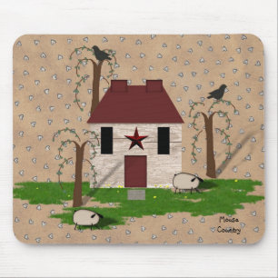 Primitive House Mousepad Muismat