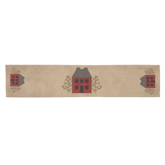 Primitive House Table Runner Korte Tafelloper (Horizontaal)