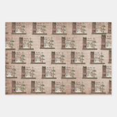 Primitive Papers - Wynter Welcome Snowmen - Plaids Inpakpapier Vel (Voorkant)