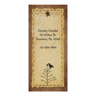 Primitive Pine Tree Rack Kaart