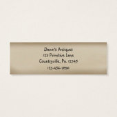 Primitive Sheep Skinny Hang Label Mini Visitekaartjes (Achterkant)