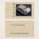 Primitive Soaps Hang Label Visitekaartjes (Voorkant /achterkant)
