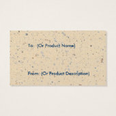 Primitive Soaps Hang Label Visitekaartjes (Achterkant)