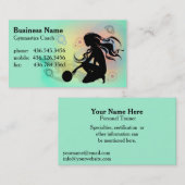 Primo Gymnastiek - Gymnastiek Coach Visitekaartje (Voorkant / Achterkant)