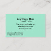 Primo Gymnastiek - Gymnastiek Coach Visitekaartje (Achterkant)