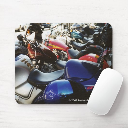 "Primo Hot Motorcycli" MOUSEPAD Muismat (Met muis)