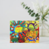 Primordiaal Sun Briefkaart (Staand voorkant)