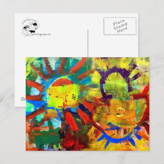 Primordiaal Sun Briefkaart (Voorkant / Achterkant)