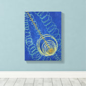 Primordial Chaos 16 | Hilma af Klint | Canvas Afdruk (Insitu (Houten vloer))