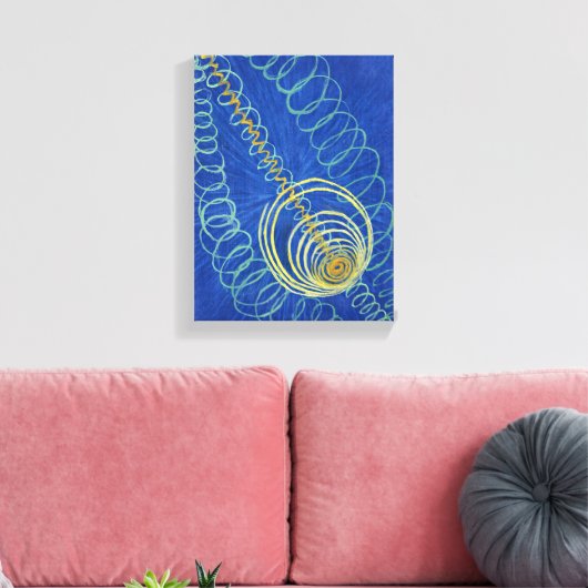 Primordial Chaos 16 | Hilma af Klint | Canvas Afdruk (Insitu (Woonkamer))