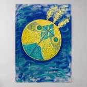 Primordial Chaos, 1906-1907, ingediend door Hilma  Poster (Voorkant)