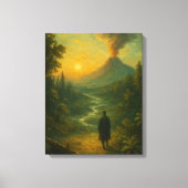 Primordiale Aarde Canvas Afdruk (Voorkant)