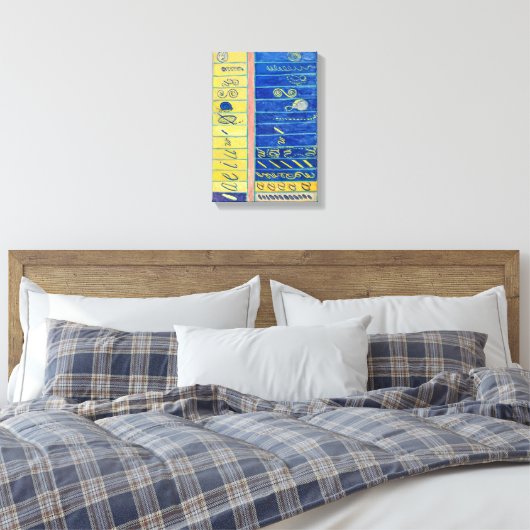 Primordiale chaos 13 | Hilma af Klint | Canvas Afdruk (Insitu (Slaapkamer))