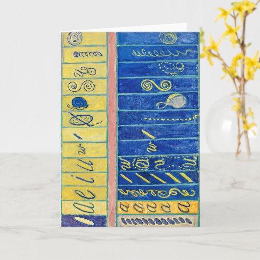 Primordiale chaos 13 | Hilma af Klint | Kaart (Gele Bloem)