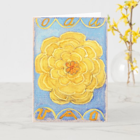 Primordiale Chaos 24 | Hilma af Klint | Kaart (Gele Bloem)