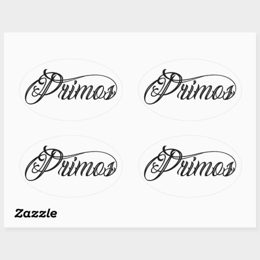Primos Tattoo Script Sticker (Vel)