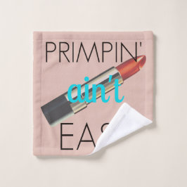 Primpin' Ain't Easy Girly Bath Towel Set Bad Handdoek