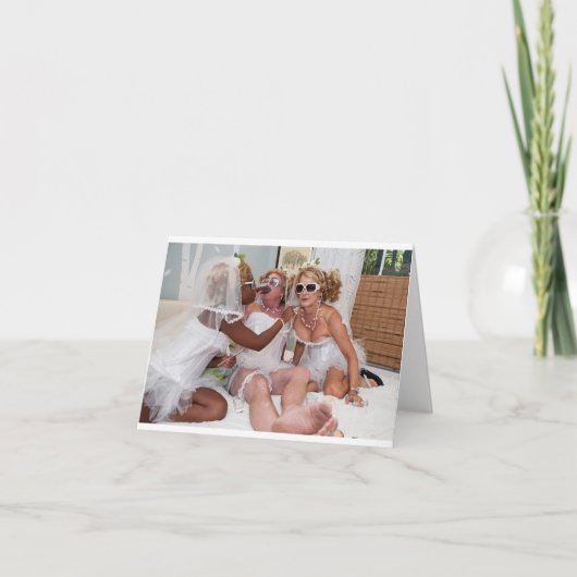 Primping voor de bruiloft van Muriels Kaart (Voorkant)