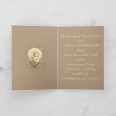 Primrose Birthday Flowers February Art Nouveau Sty Kaart (Binnen)