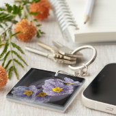 Primrose bloemen sleutelhanger (Voorkant Rechts)