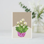 Primrose Briefkaart (Staand voorkant)