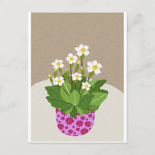 Primrose Briefkaart (Voorkant)