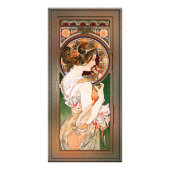Primrose door Alphonse Mucha Foto Afdruk (Voorkant)