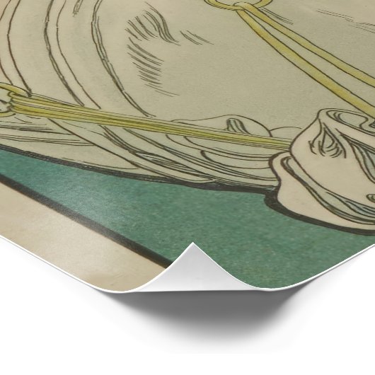 Primrose door Alphonse Mucha Perfect Poster (Hoek)