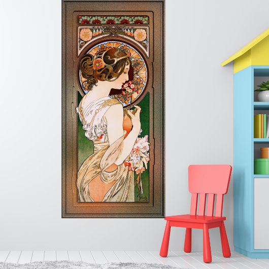 Primrose door Alphonse Mucha Poster (Kinderkamer 1)