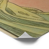 Primrose door Alphonse Mucha Poster (Hoek)