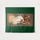 Primrose door Alphonse Mucha Wandkleed (Voorkant (horizontaal))