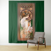 Primrose door Alphonse Mucha Wandkleed (In situ)