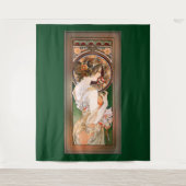 Primrose door Alphonse Mucha Wandkleed (Voorkant)