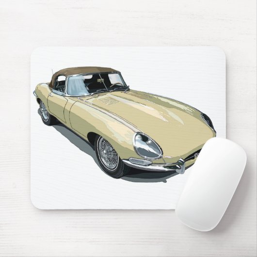 Primrose E Type Roadster Muismat (Met muis)