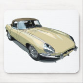 Primrose E Type Roadster Muismat (Voorkant)