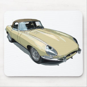 Primrose E Type Roadster Muismat