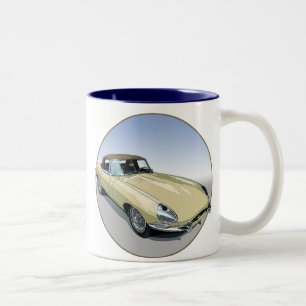 Primrose E Type Roadster Tweekleurige Koffiemok