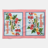 Primrose Flowers  Crate Art Kitchen Towel Theedoek (Horizontaal)