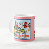 Primrose Flowers Crate Art Koffiemok (Voorkant links)