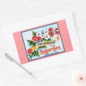 Primrose Flowers  Crate Label Art (Envelop)